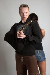 Adult Average White Fighting with gun Standing poses Casual Women